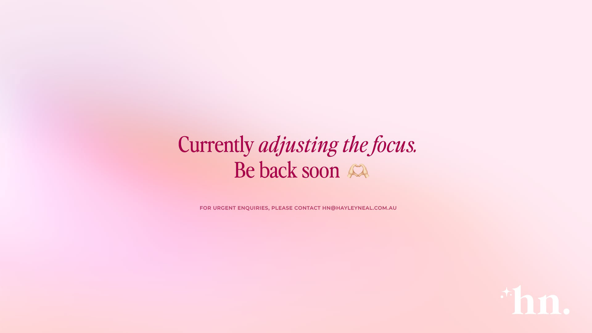 Hayley Neal Photography Website